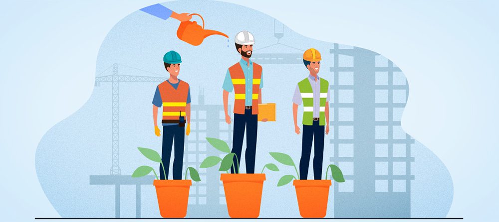 Construction Management Employees Growth in Career